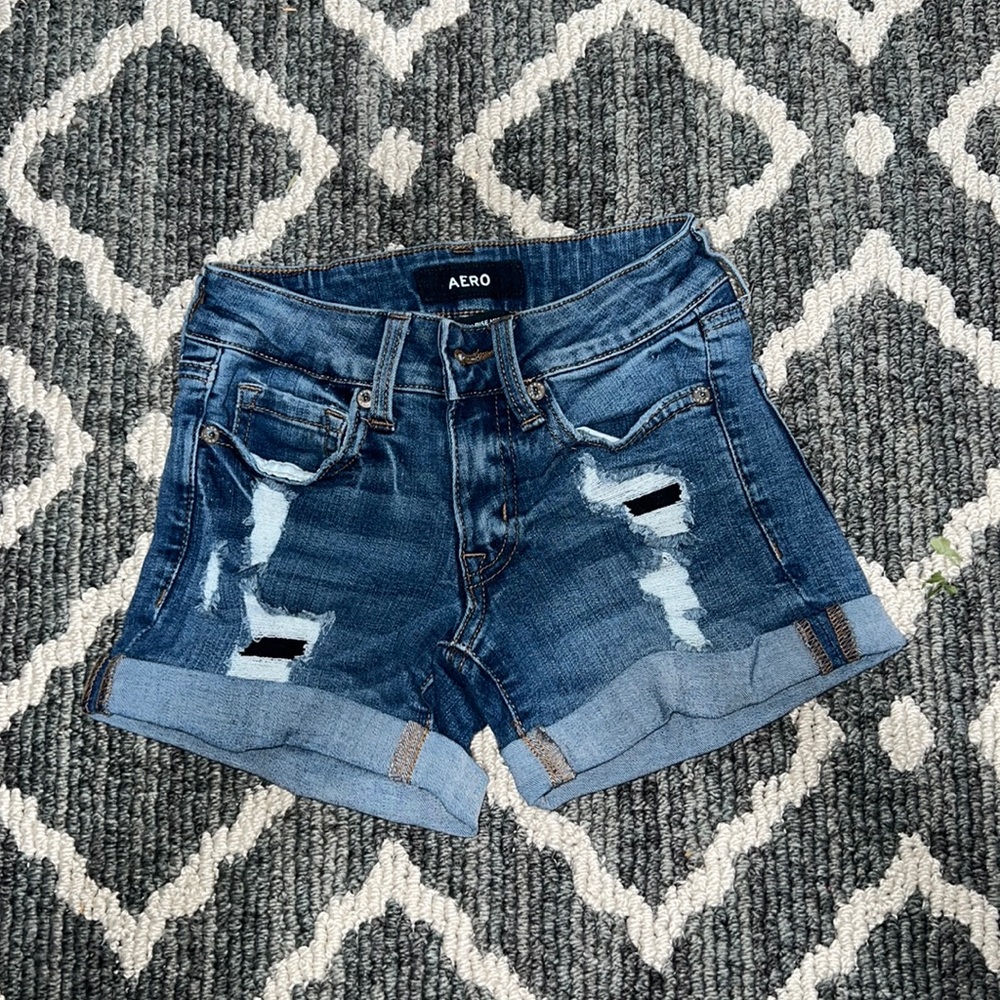 Aeropostale low rise midi shorts